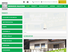Tablet Screenshot of mengozzi-mazzoni.com